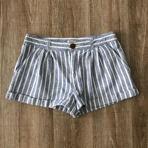 Forever 21 Pants - Forever 21 Women’s Striped Linen Blend Shorts 26